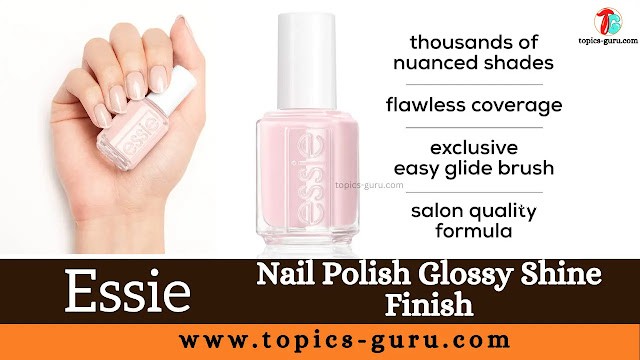Essie Nail Polish Glossy Shine Finish- รองเท้าแตะบัลเล่ต์ Sheer Pink